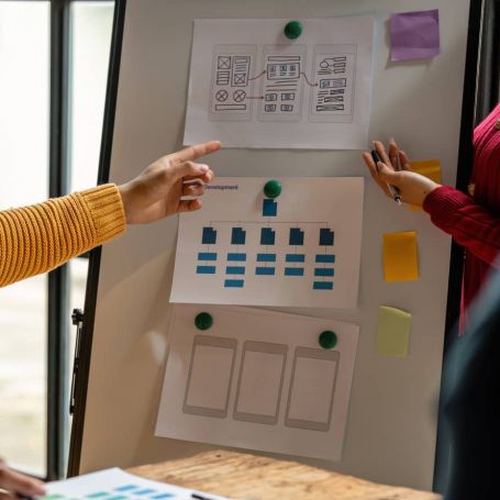 Segunda imagen: Proceso de desarrollo del sitio web de Science & Marketing